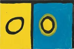 Untitled by Paddy Bedford, 2003, gouache on crescent board, sold Mar 2015