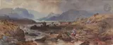 Porteuses d'eau by Aaron Edwin Penley, 1861, Aquarelle, sold Dec 2024