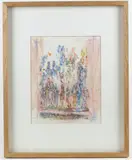 Composition by Nisa Chevènement, 2007, Aquarelle, sold Apr 2022