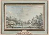 Barque sur une pièce d'eau by Jurriaan Andriessen, Aquarelle, sold Oct 2019