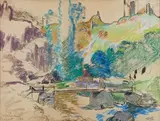 Crozant by Armand Guillaumin, 1896, Pastel, sold Jun 2019