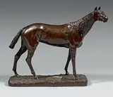 Monarque by Leon Bureau, Épreuve en bronze patiné, sold May 2019