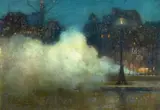 Fumée by René Billotte, Pastel sur toile, sold Apr 2019