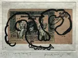 Monkey Business I» by Pierre Alechinsky, 1975, Eau-forte et aquatinte en couleur sur papier Japon, sold Jun 2019