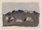 Paysage rocheux by Zoran Mušič, 1978, Gouache sur papier, sold Jun 2019