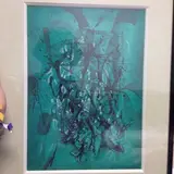 Composition by Jacques Lacomblez, Aquarelle rehaussée de gouache, sold Jun 2019