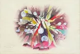 Le rendez-vous des planètes» by Marcel Jean, 1955, Aquarelle gouachée, sold Jun 2019