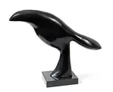 L'affût by Xavier Alvarez, Bronze à patine brune, sold May 2019