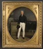 Portrait dit de Gustave de Maupassant by Eugène le Poitevin, Toile ovale, sold Apr 2024