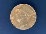 Médaille commémorative de Charles de Gaulle by Albert de Jaeger, 1949, Bronze doré signé et daté, sold Mar 2024