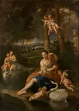 Léda et le cygne by Arnoud de Vuez, Toile, sold Mar 2024