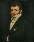 Portrait d'Henri Louis Florent, baron des Acres de l'Aigle by Georges Rouget, 1783, Toile, sold Mar 2024