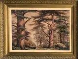 Sous bois by Léon Blazy, Aquarelle, sold Jul 2024