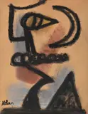 Sans titre by Jean-Michel Atlan, 1953, Pastel et fusain, sold Jun 2024