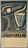 Sans titre by Bram van Velde, Affiche encadrée, lithographie, sold Jun 2024