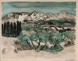 La lecture en Provence by Yves Brayer, Lithographie, sold Jun 2024