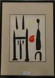 Le peintre by Thomas Gleb, Gouache sur papier, sold Jun 2021