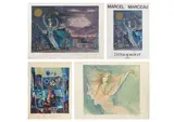 Le clown by Marcel Marceau, Lithographie en couleurs sur papier, sold Apr 2023