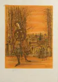 Gisèlle by Jean Carzou, 1966, Lithographie en couleur sur papier, sold Apr 2023