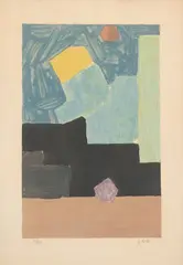 Sans titre by Émile Gilioli, Lithographie en couleurs sur papier, sold Mar 2023