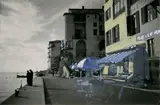 Un acte d'Amour (Anatole Litvak), Le port de Villefranche sur Mer 1952 by Sándor Trauner, Épreuve argentique rehaussée à la gouache, sold Oct 2019