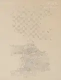 Le jardin et la ville IV by François Rouan, Technique mixte (crayon et feutre) sur papier d’Arches signée, sold Sep 2023