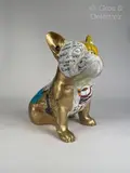 Doggy John" Hommage à Basquiat by Julien Marinetti, Acrylique et vernis sur bronze doré, sold Jul 2023