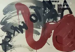 Sans titre by Wolf Vostell, 1990, Lithographie signée, sold Jul 2023