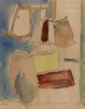 Composition, 34 by Jean Hélion, Aquarelle, sold Jun 2023