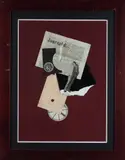 Sans titre by Patrick Cheli, Collage sur carton, sold May 2023