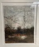 L'étang by Bernard Gantner, Lithographie sur papier japon signée en bas à droite et numérotée, sold May 2023