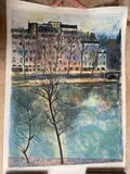 Quai de l'Horloge by Roger Forissier, Lithographie sur papier japon signée en bas à droite et numérotée, sold May 2023