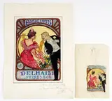 Biscuits Delhaize Frères Cie by Herman Richir, Aquarelle sur papier, sold Jun 2022