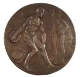 Le lancer du disque by Alfred Laliberté, Bronze, sold May 2022