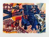 Séjours secrets by Théo Tobiasse, Lithographie, sold May 2022