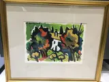 Henri AUTRAN (1926-2007) Paysage by Henri Autran, Gouache sur papier, sold Feb 2021