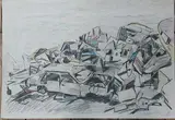 Casse automobile by Christoff Debusschere, Pastel, sold Jul 2025