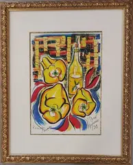 Les poivrons 1998 by Isabelle Duret-Dujarric, Gouache et aquarelle, sold Jul 2025