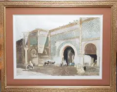 La by Maurice Romberg, Aquatinte, sold Jul 2025