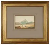 Paysage montagneux by Pierre-Luc-Charles Ciceri, Aquarelle, sold Jul 2025
