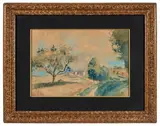 Paysage by Albert Lebourg, 1915, Aquarelle, sold Jul 2025