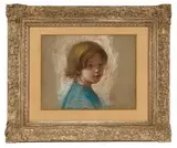 Portrait d’enfant by Jules Besson, Pastel, sold Jul 2025