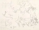 Venise by Jean Cocteau, 1956, Lithographie signée du cachet, sold Mar 2018