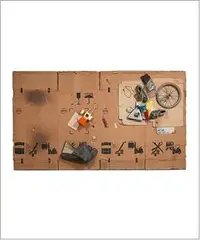 L'étalage du clochard, Puces de Montreuil by Daniel Spoerri, 1976, Technique mixte, collage et objets sur carton, sold Dec 2017