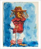 Danseur de Oaxaca by Hervé Dirosa, 2002, Aquarelle sur papier, sold Dec 2017