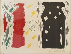 Art vivant by Aki Kuroda, 1984, Lithographie, sold Jul 2021