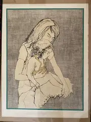 Mère et enfant by Jean Jansem, Lithographie, sold Jul 2021