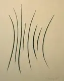 Composition abstraite by Hans Hartung, Lithographie datée "48" et signée, sold Feb 2015