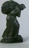 Retour de l'herbe by Jules Dalou, Epreuve en bronze à patine brun nuancé, sold Feb 2015