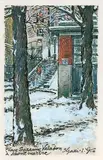 Place Suzanne Valadon à Montmartre by I.g. Gazi, Aquarelle signée en bas à droite et située en bas à gauche, sold Nov 2014